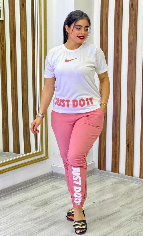 Short Sleeved T-shirt And Jogger Pants Set