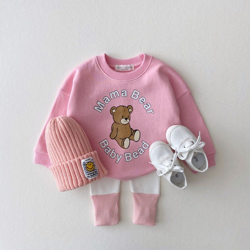Baby Girl Candy Color Patchwork Design Tight Bottom Pants In Spring &
