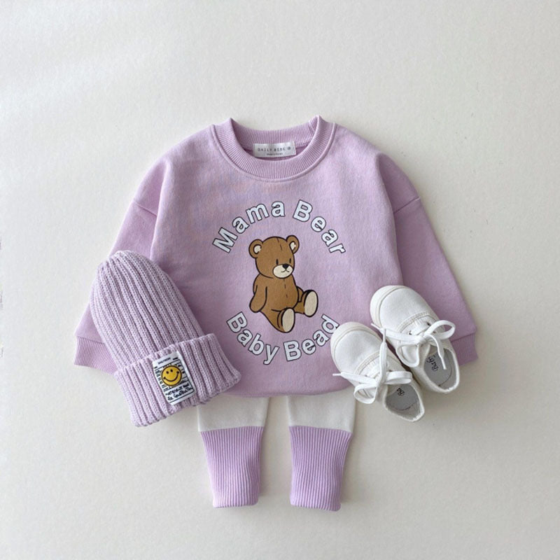 Baby Girl Candy Color Patchwork Design Tight Bottom Pants In Spring &