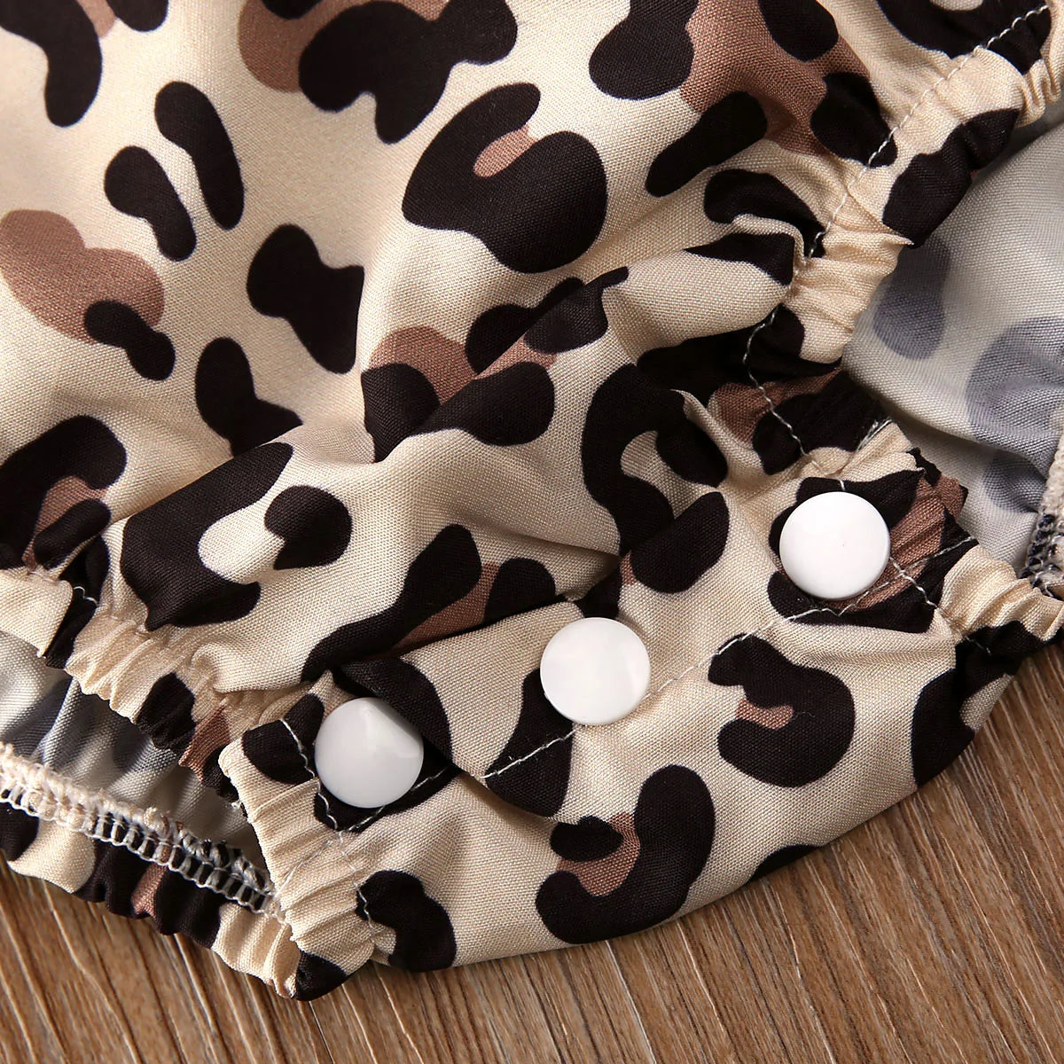 Baby Leopard Jumpsuit Set &amp; Headband